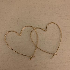 Stella & Dot Heart Hoops